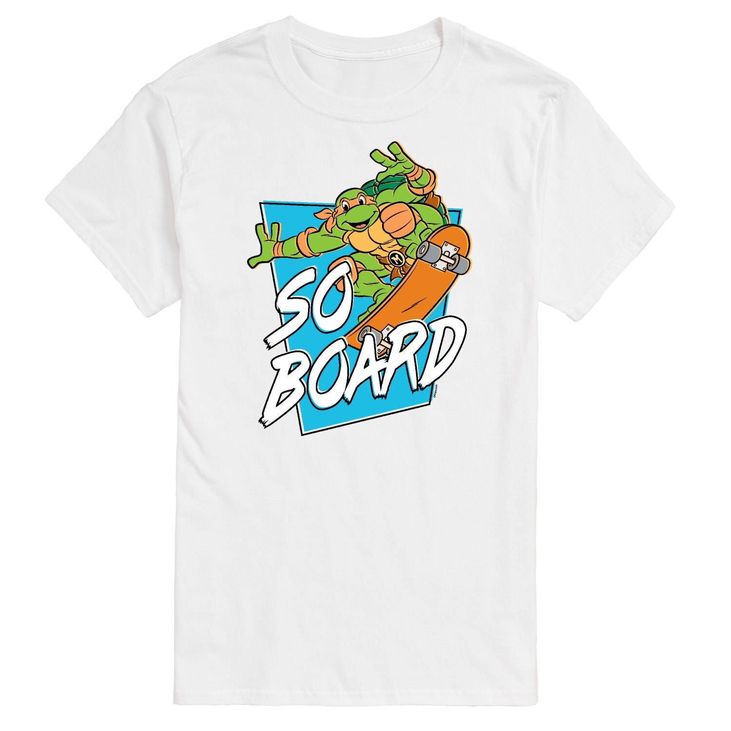 

Футболка с рисунком Big & Tall TMNT So Board License, белый