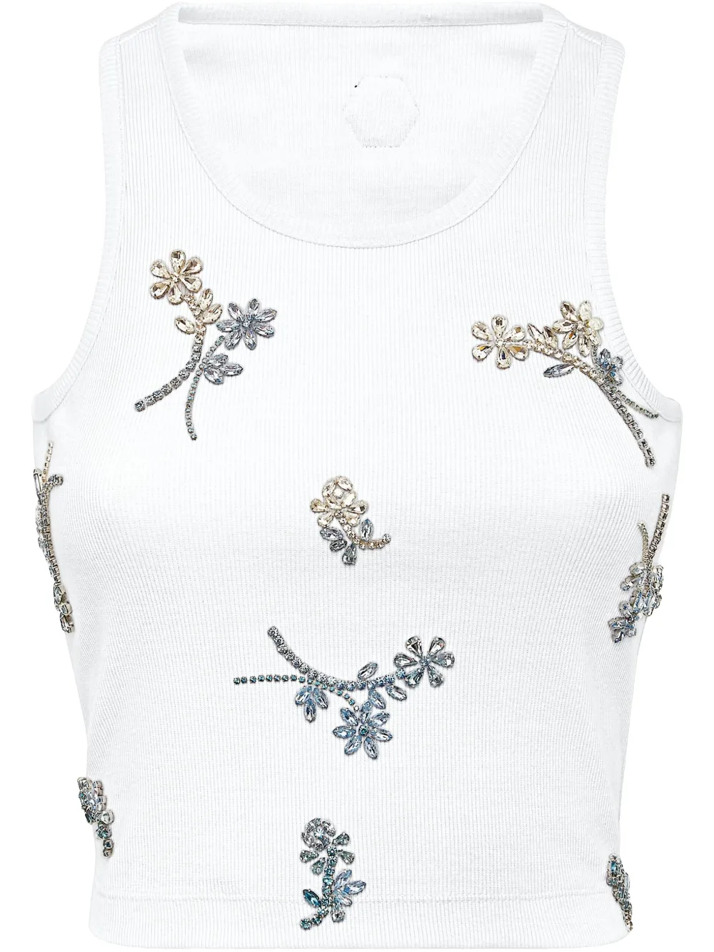 

Топ Flower без рукавов Philipp Plein, синий