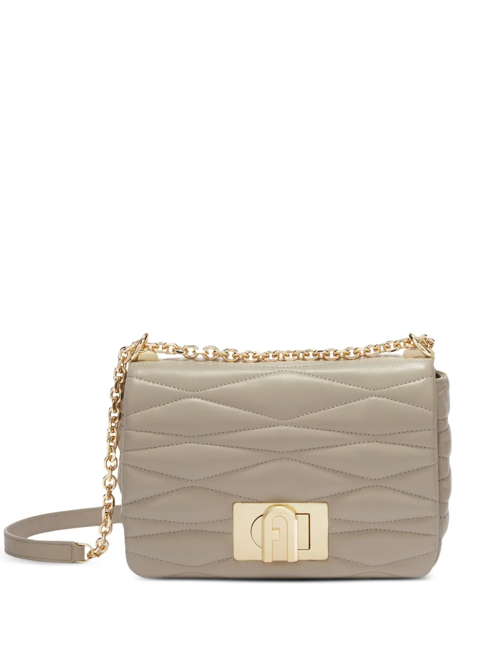 

Стеганая сумка через плечо Furla, нейтральный