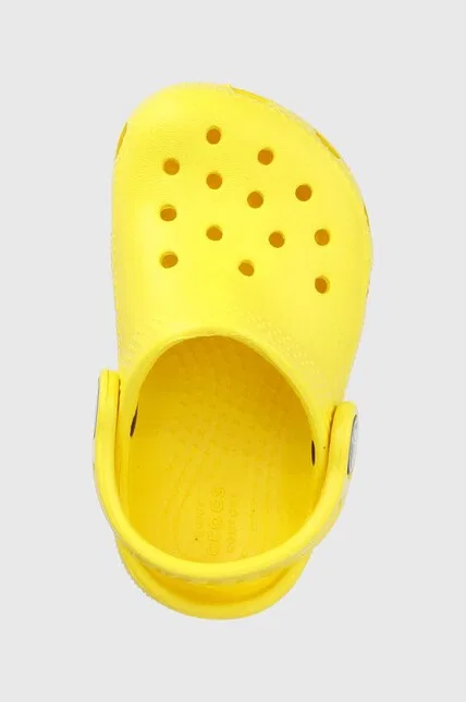 Сланцы детские Crocs, желтый — фото 4