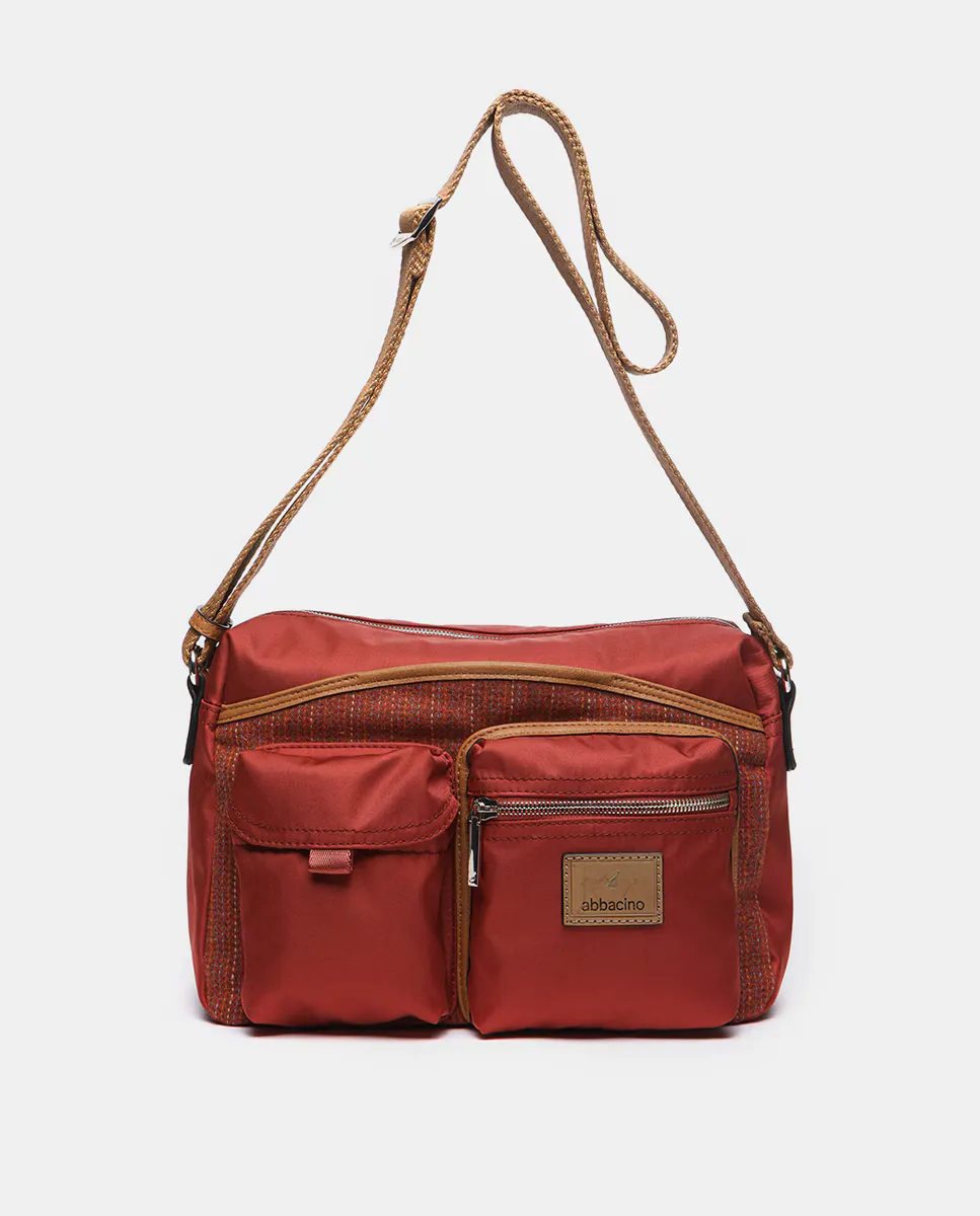 

Женская сумка через плечо Wonderland из переработанных материалов оранжевого цвета Abbacino, оранжевый