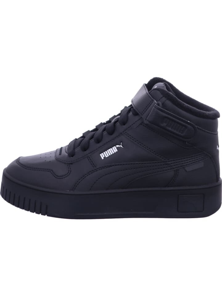 Элегантные туфли на шнуровке Puma Damen Carina Street Mid WTR, черный — фото 2