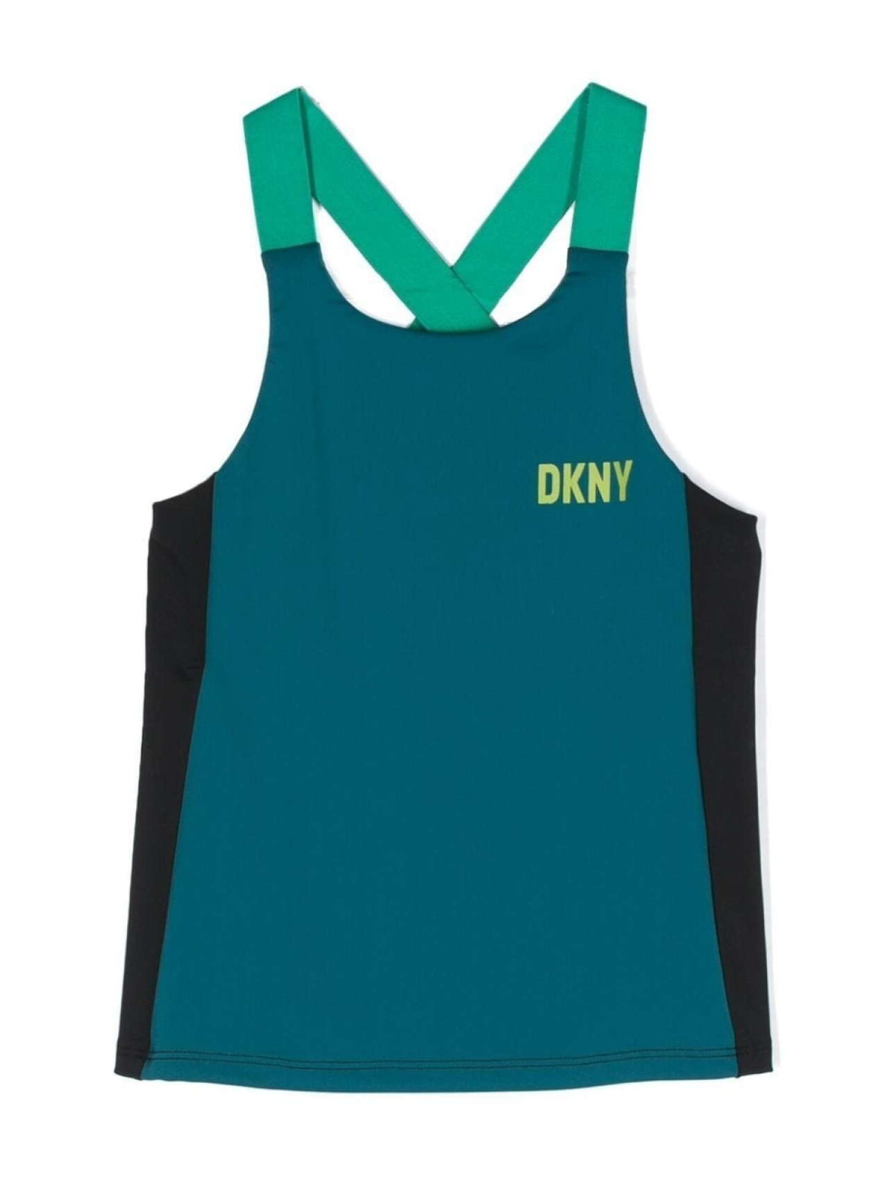 

Dkny Kids спортивный топ с логотипом, синий