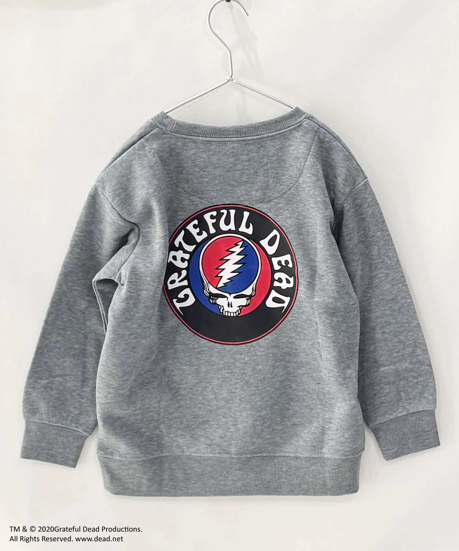 Детская толстовка GRATEFUL DEAD большого размера на флисовой подкладке
