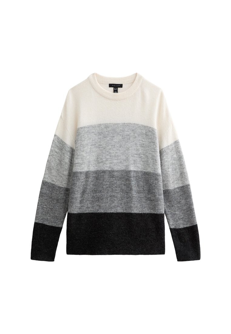 

Джемпер COLOUR BLOCK New Look, светло-серый