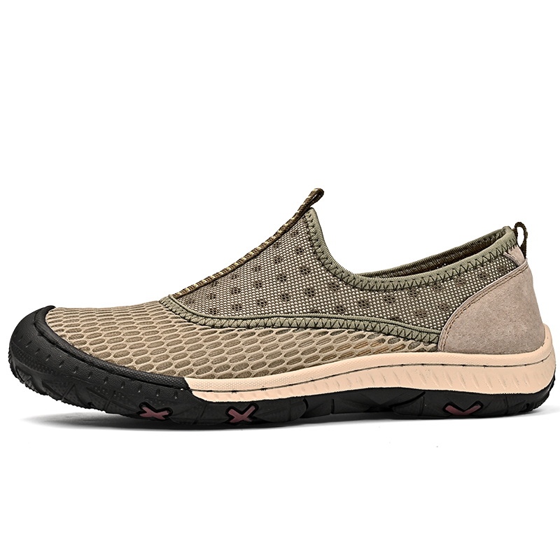 

ZAMST Дышащие мужские повседневные лоу-топы цвета хаки, цвет Khaki