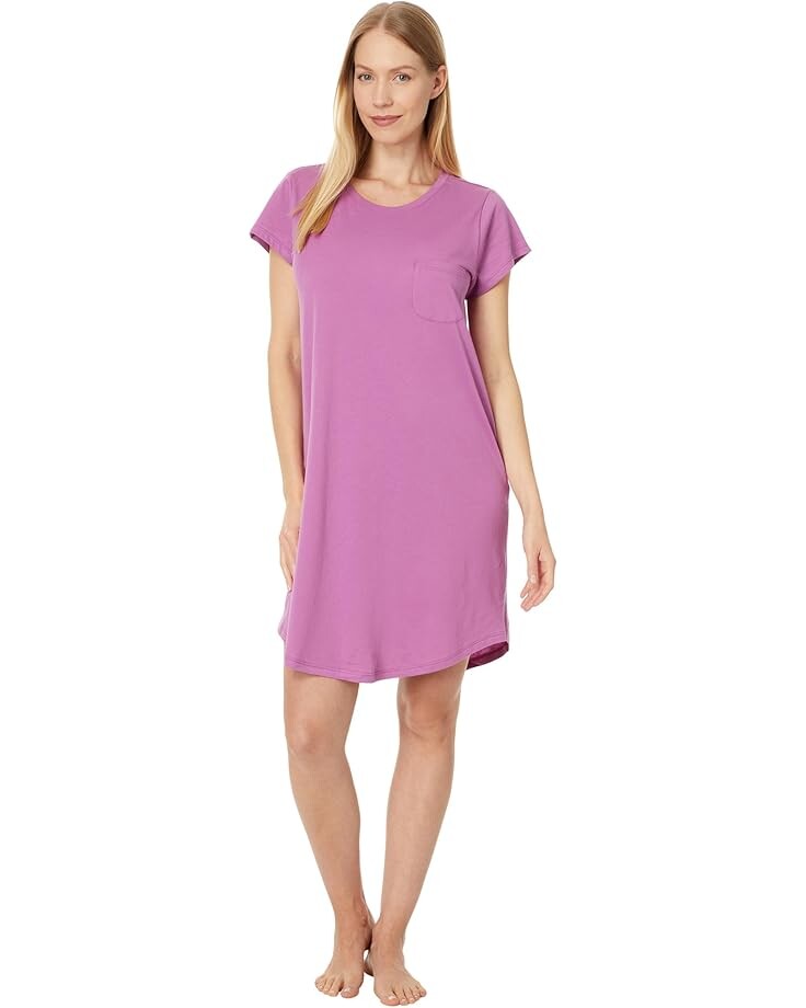 

Ночная рубашка Skin Organic Pima Cotton Carissa Sleepshirt, цвет Pink Agate