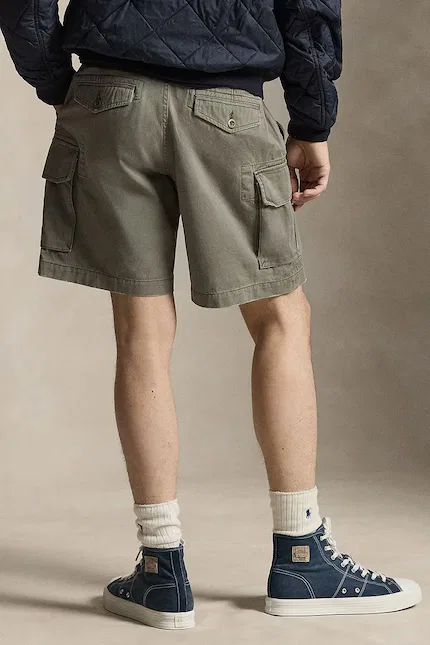 Шорты карго хлопковые Polo Ralph Lauren, серый — фото 2