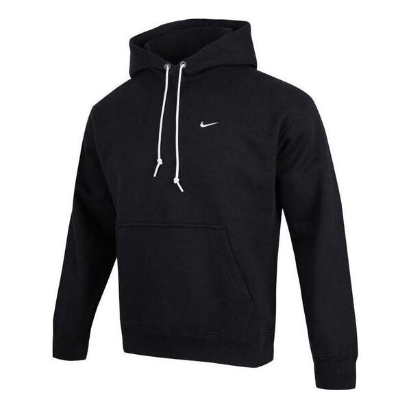 

Толстовка Nike Solo Swoosh Fleece Pullover Hoodie 'Black', черный