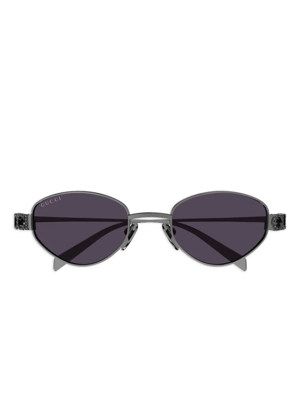 

Солнцезащитные очки в овальной оправе Gucci, серый