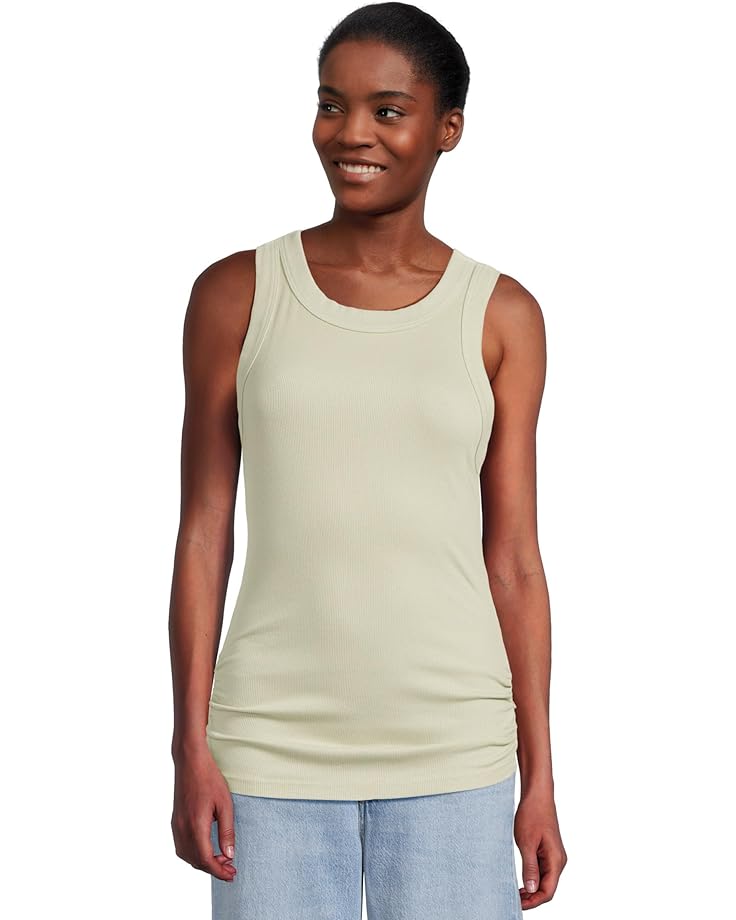 

Топ Michael Stars Halley Ruched Side Tank, цвет Seacrest