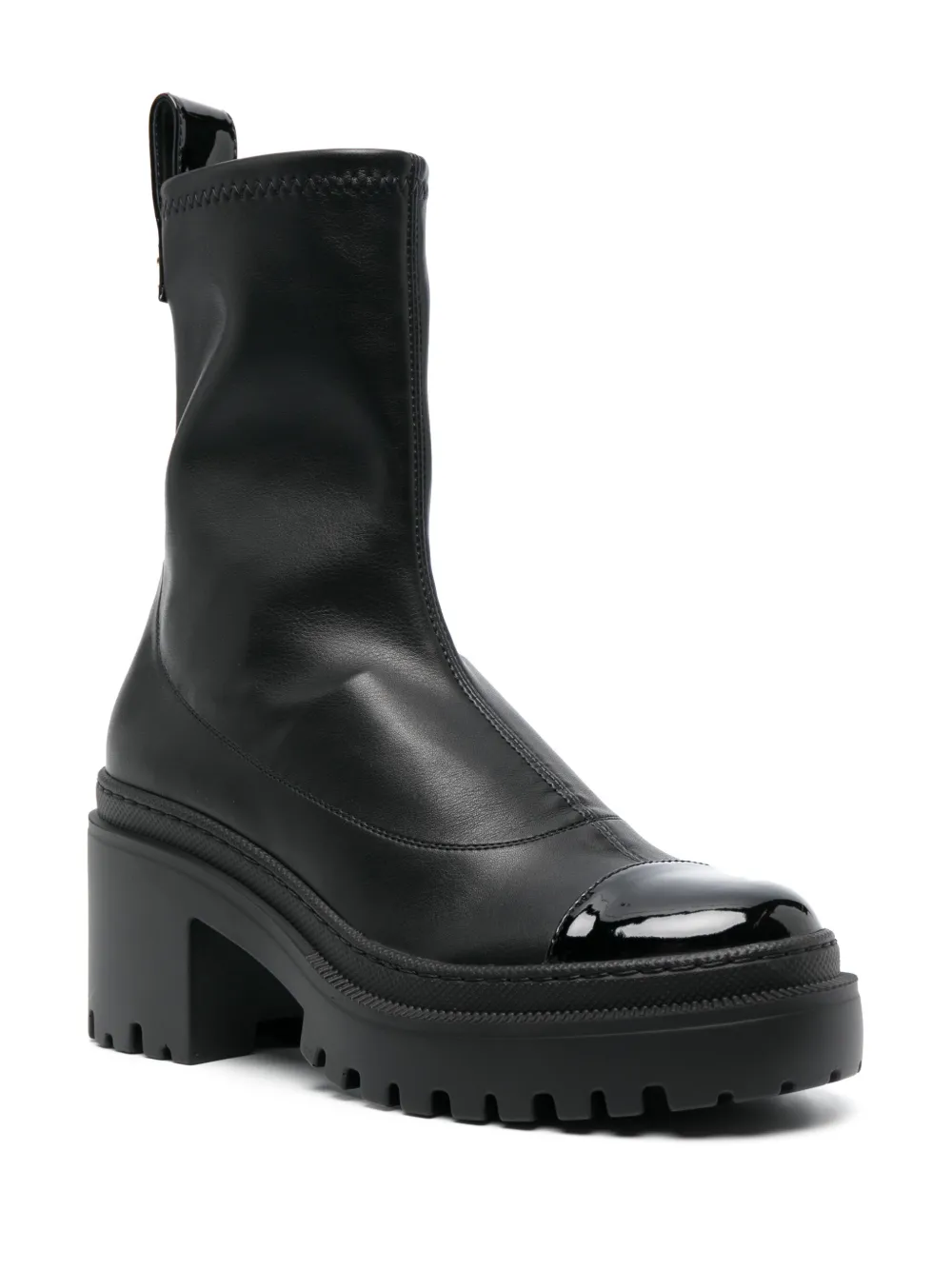 Ботильоны Vicentha 70 на блочном каблуке Giuseppe Zanotti, черный — фото 2