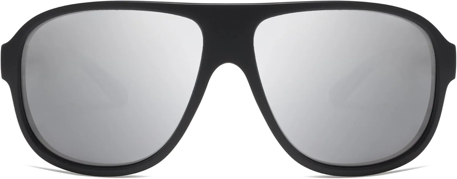 

SOJOS Модные солнцезащитные очки-авиаторы с поляризованными линзами для женщин и мужчин, в стиле ретро, ​​для рыбалки, серфинга и катания на лодке SJ2336, Silver