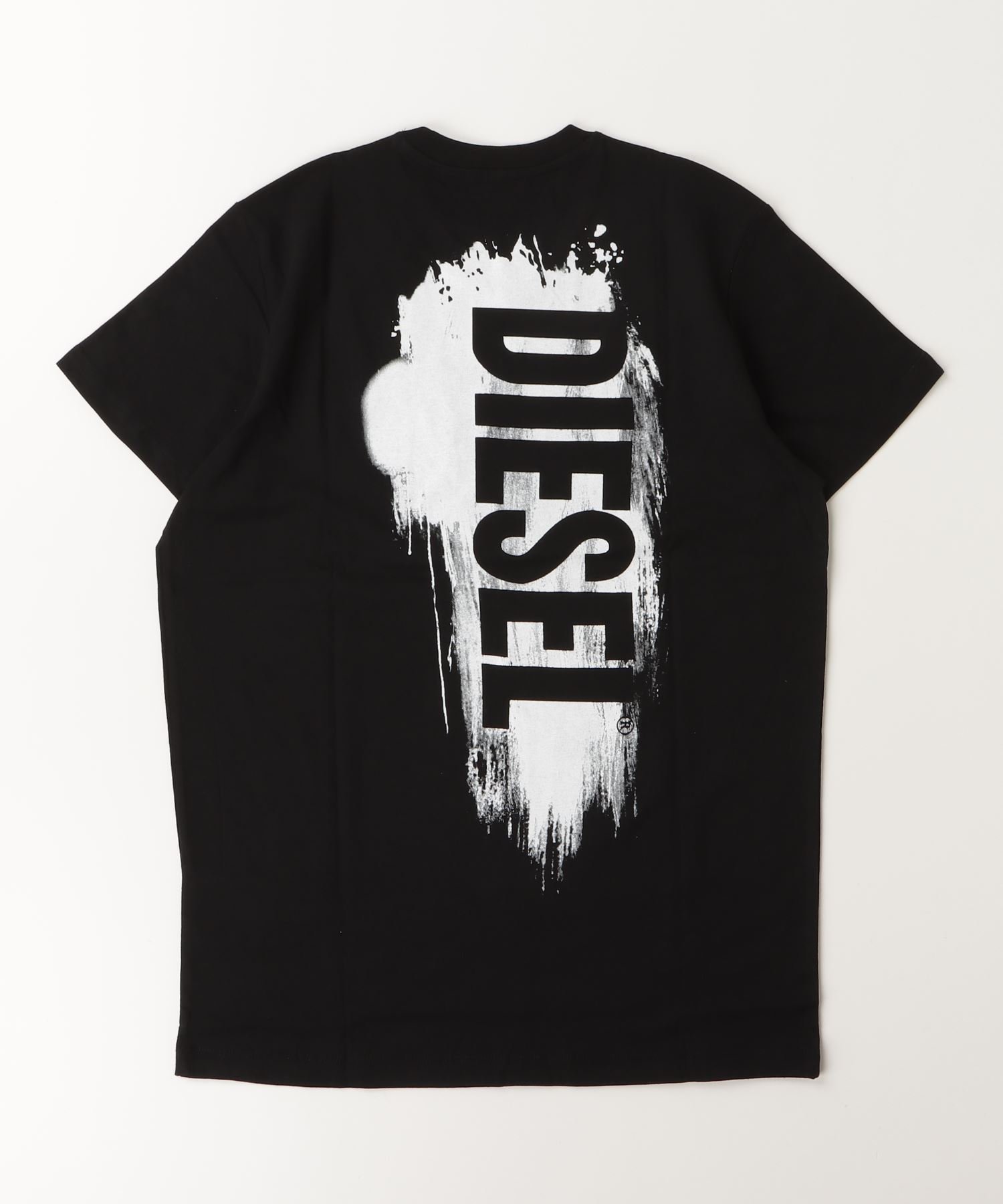 Детская футболка с коротким рукавом и логотипом бренда DIESEL, Black