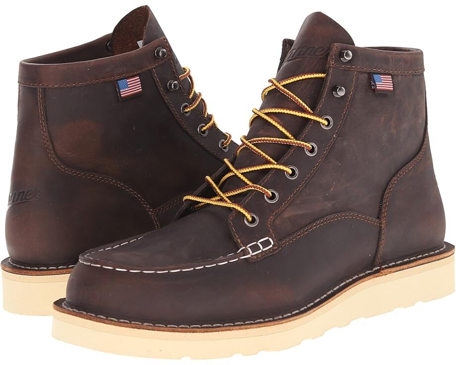 

Ботинки Danner Bull Run Moc Toe 6", коричневый