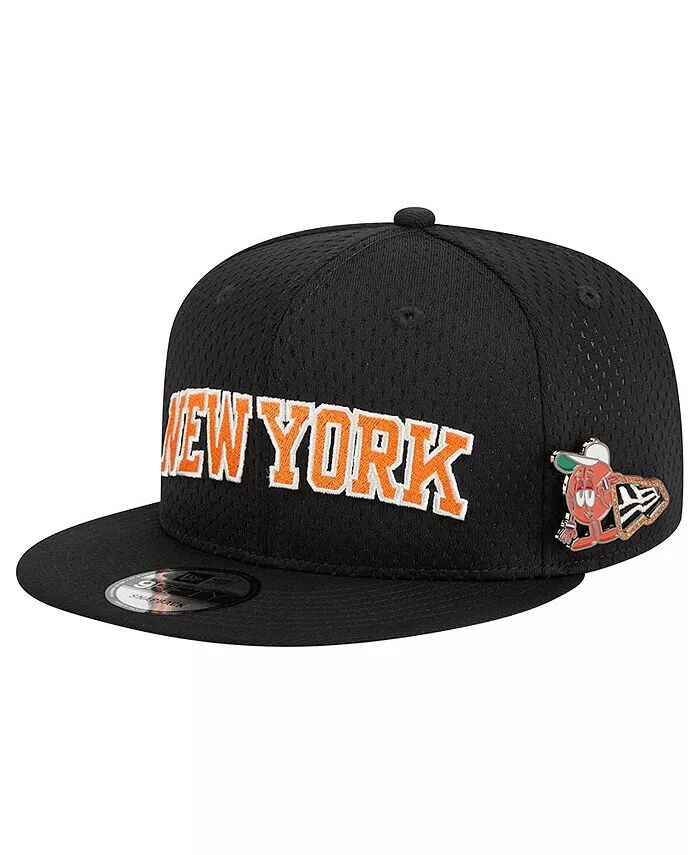 

Мужская черная кепка Snapback New York Knicks Post-Up Pin Mesh 9FIFTY New Era, черный