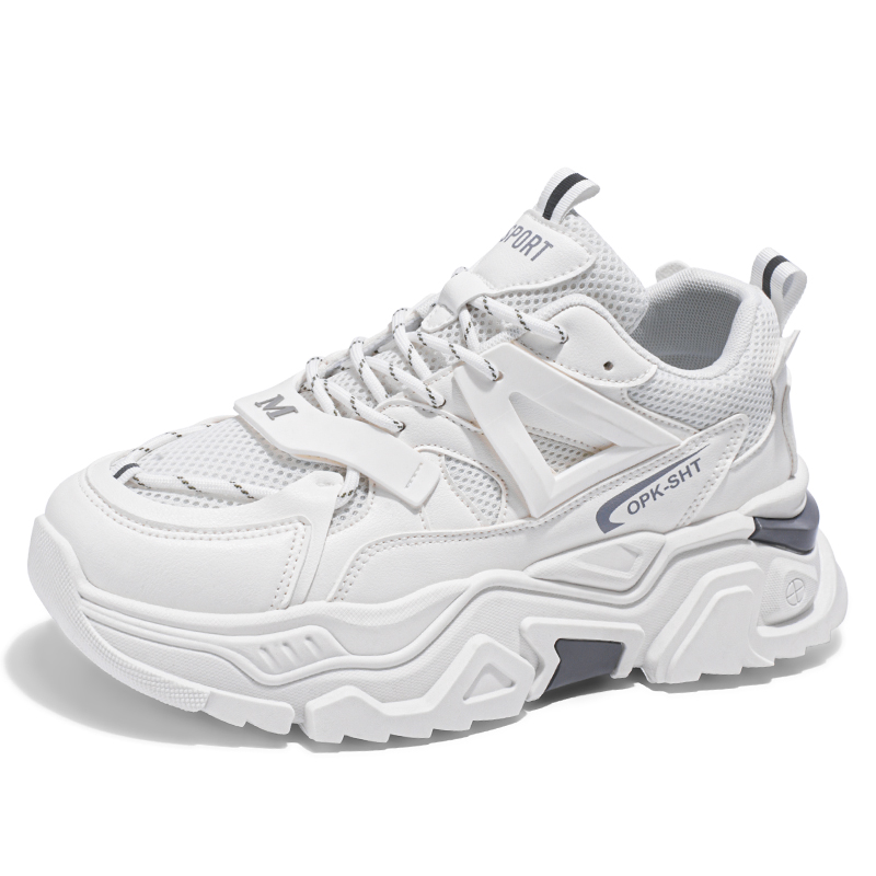 

TONYBEAR Мужские белые низкие массивные кроссовки, цвет White