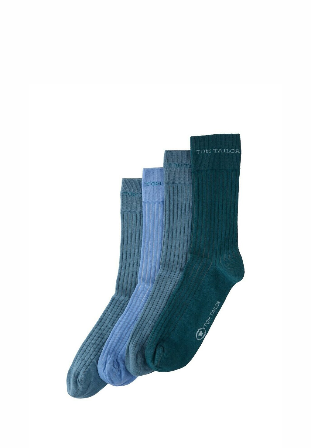 

Носки 4 PACK TOM TAILOR, сине-зеленый