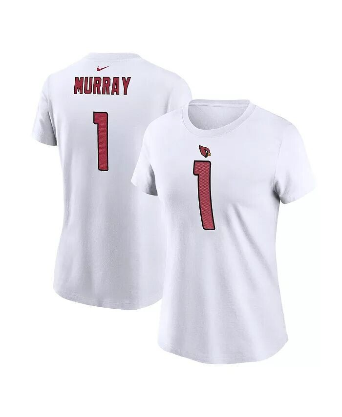 

Женская футболка Kyler Murray White Arizona Cardinals с именем игрока и номером Nike