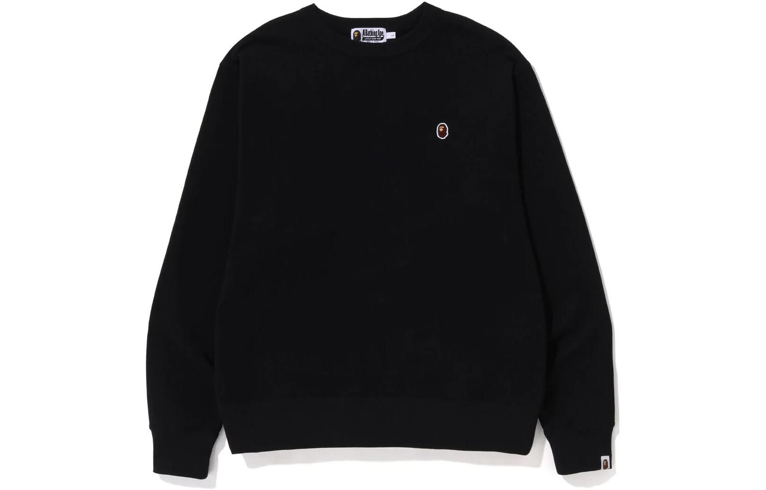 

BAPE Ape Head One Point свободный крой круглый вырез SS23 A Bathing Ape, светло-голубой