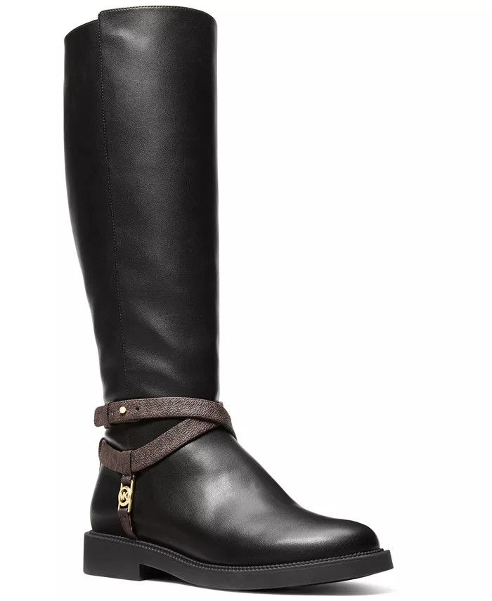 Michael Kors женские ботинки Mandy до колена Michael Kors, черный