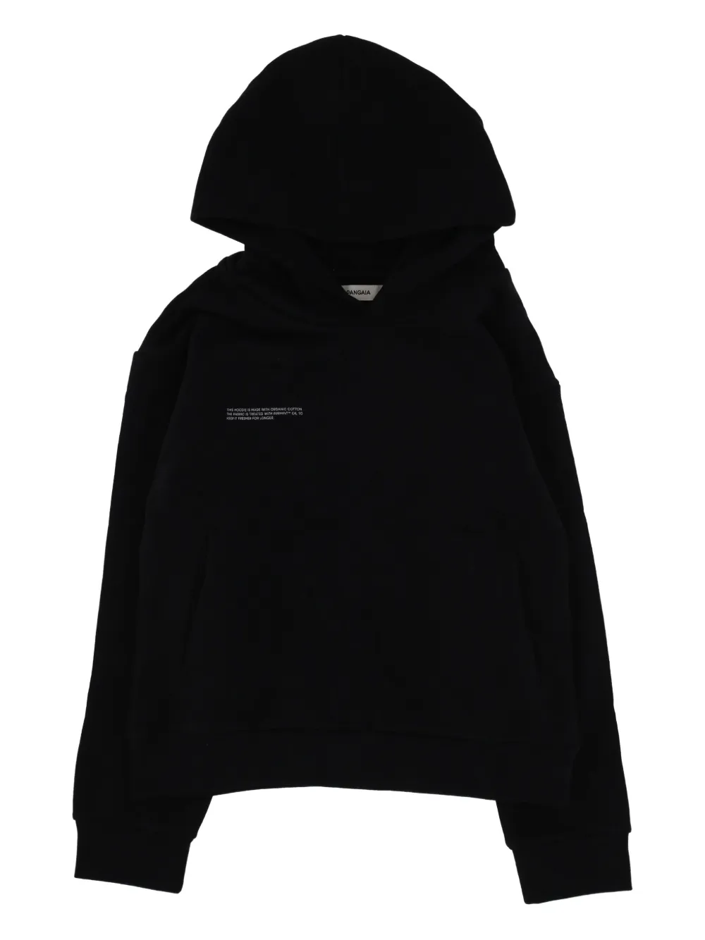 

Худи с капюшоном Pangaia Pangaia Kids, черный