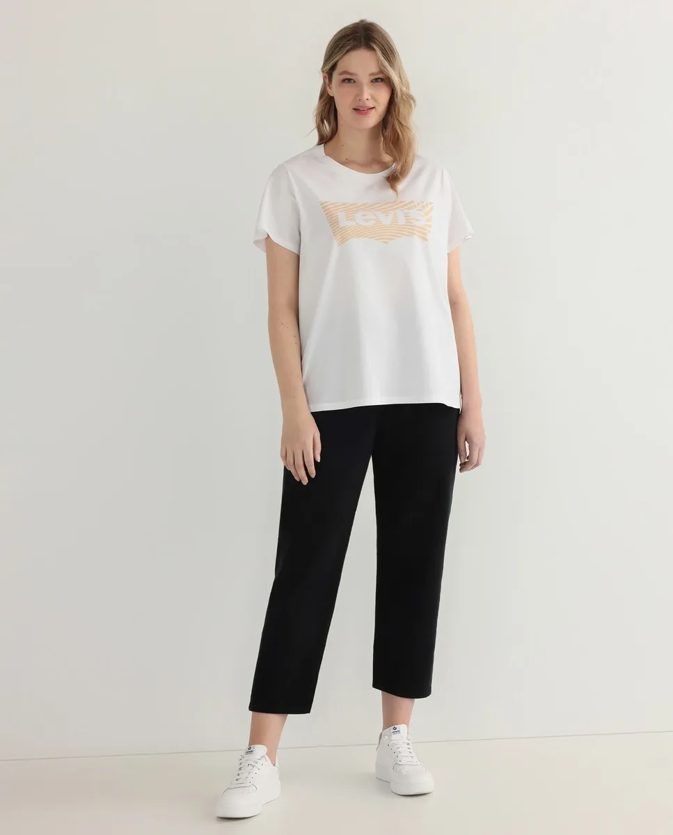 

Женские укороченные прямые джинсы 501® темного цвета Levi's Plus, черный