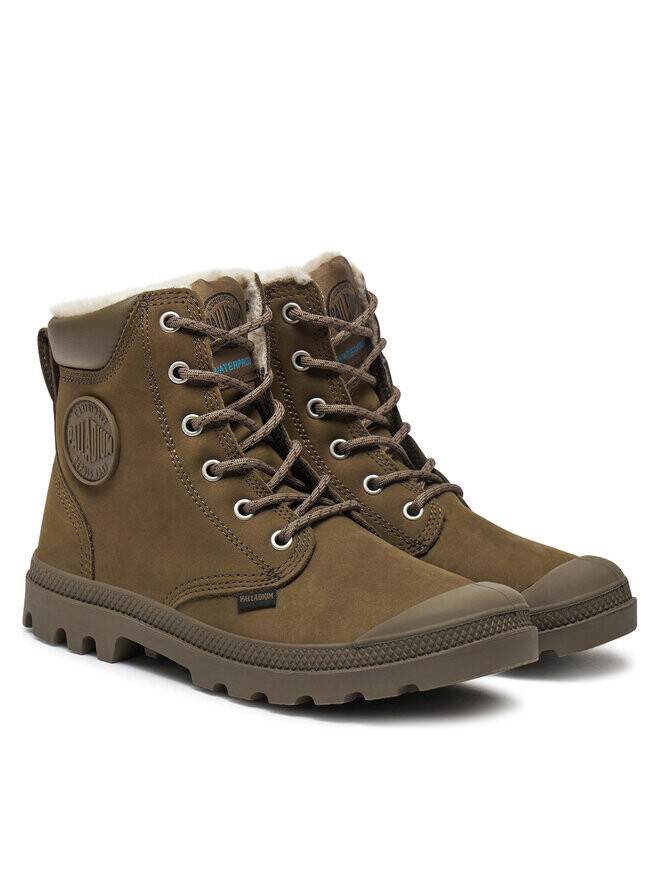 Ботильоны на шнуровке Palladium Pampa Sport Cuff Wps 72992-222-M, коричневый — фото 2