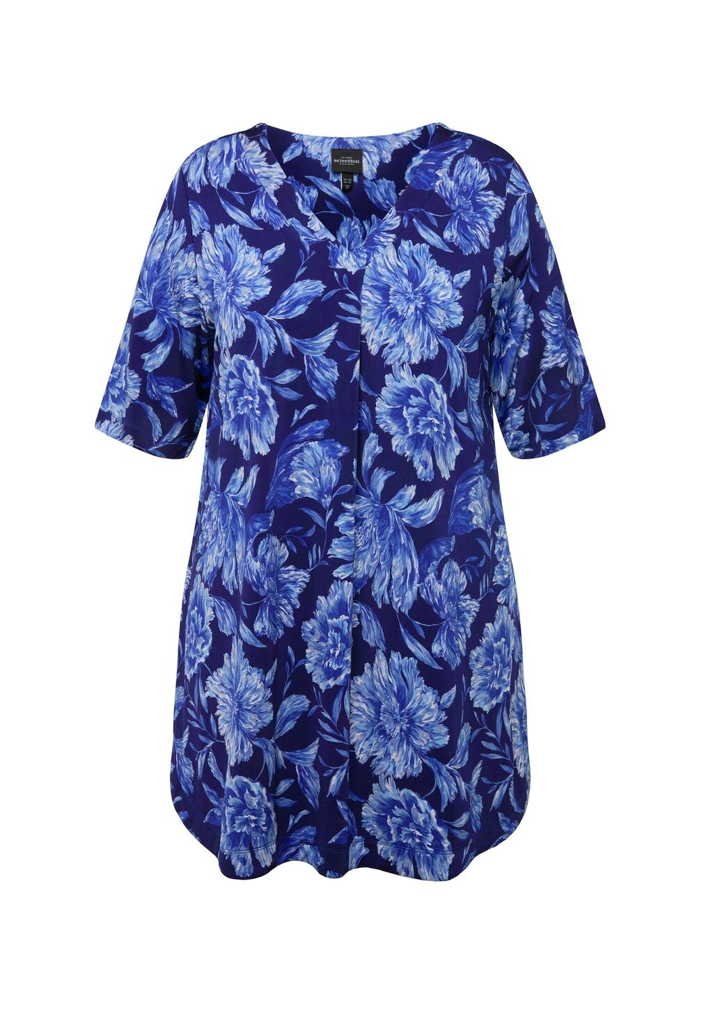 

Блуза SHORT SLEEVE Ulla Popken, фиолетовый