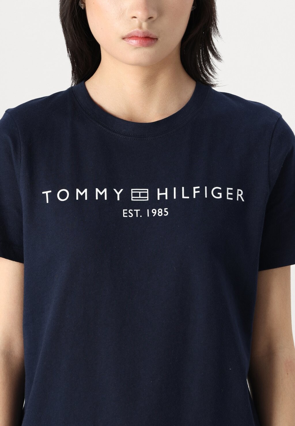 Футболка с принтом LOGO Tommy Hilfiger, темно-синий — фото 3