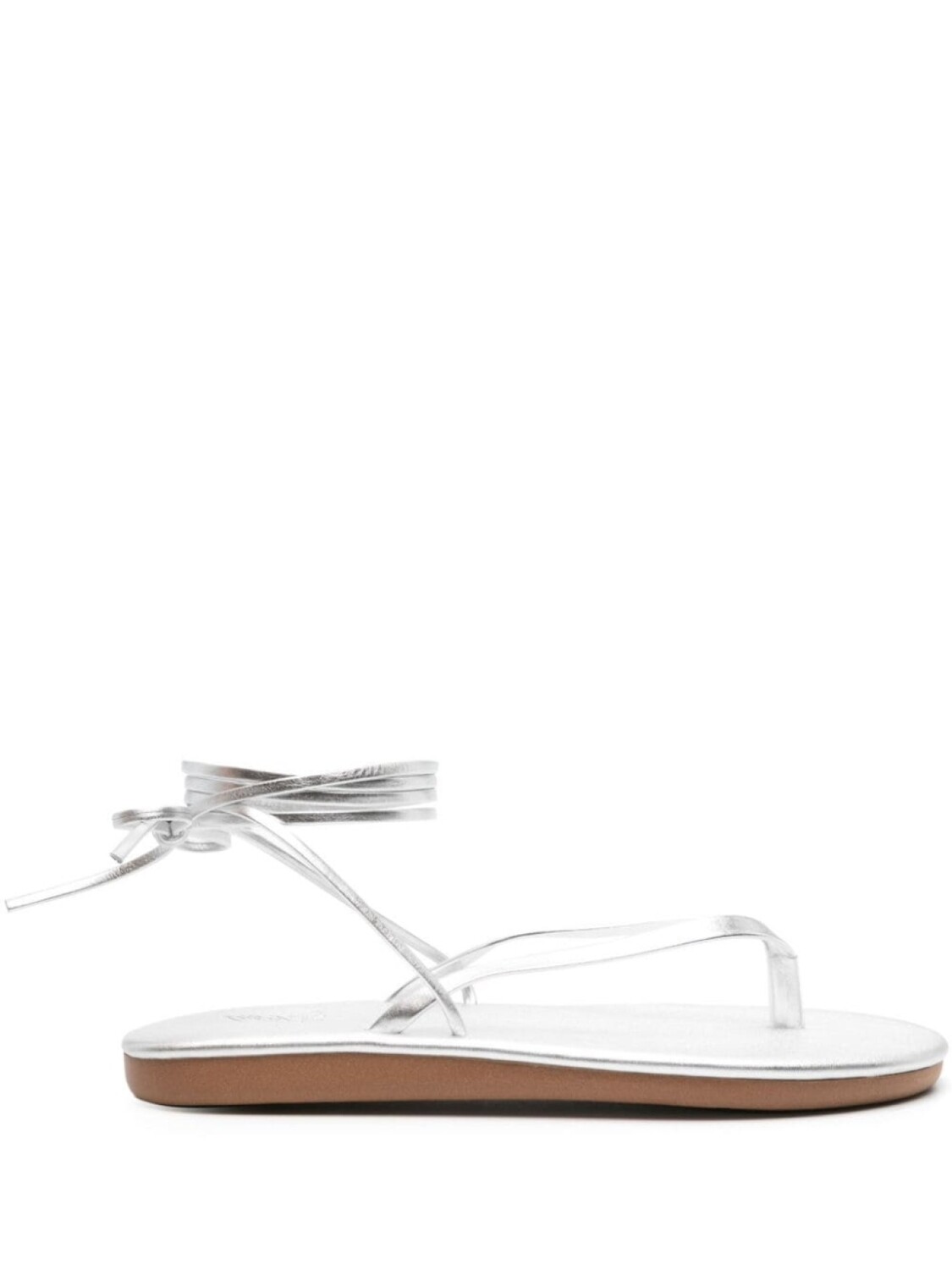 

Ancient Greek Sandals сандалии Sahara на плоской подошве, серебристый