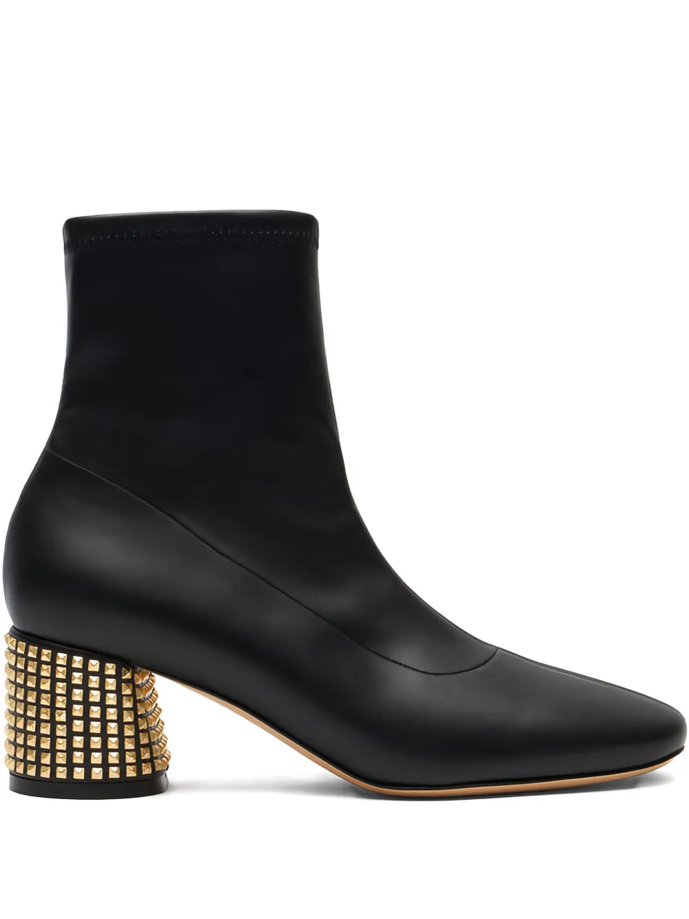 Кожаные ботинки Casadei, черный