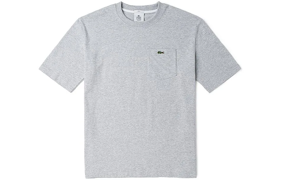 Футболка LACOSTE Unisex, ретро стиль, черный — фото 4