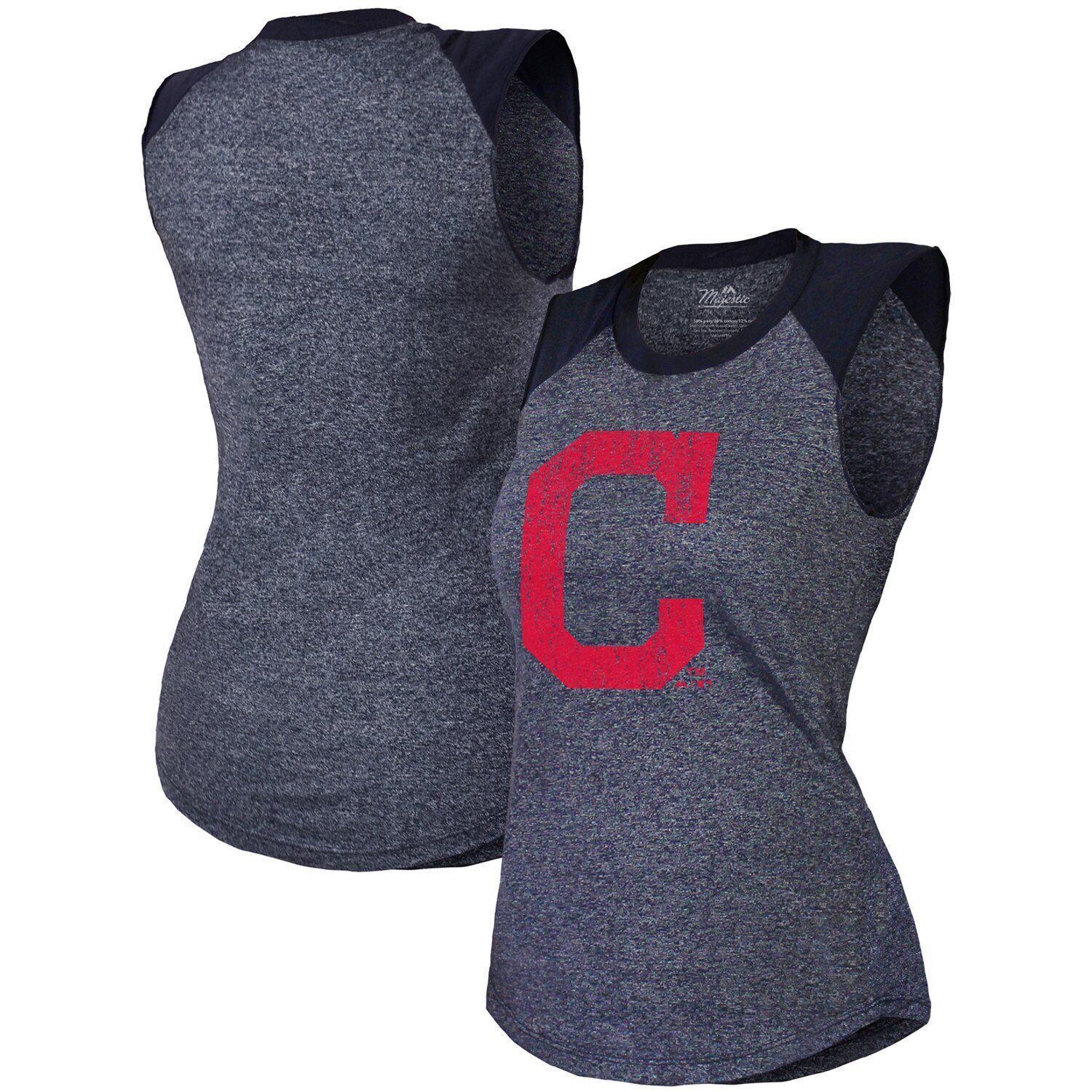 

Женская темно-синяя майка Majestic Threads Cleveland Indians Tri-Blend с мышцами реглан Majestic, Синий, Женская темно-синяя майка Majestic Threads Cleveland Indians Tri-Blend с мышцами реглан Majestic