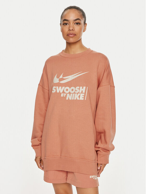 

Толстовка regular fit Nike, коричневый