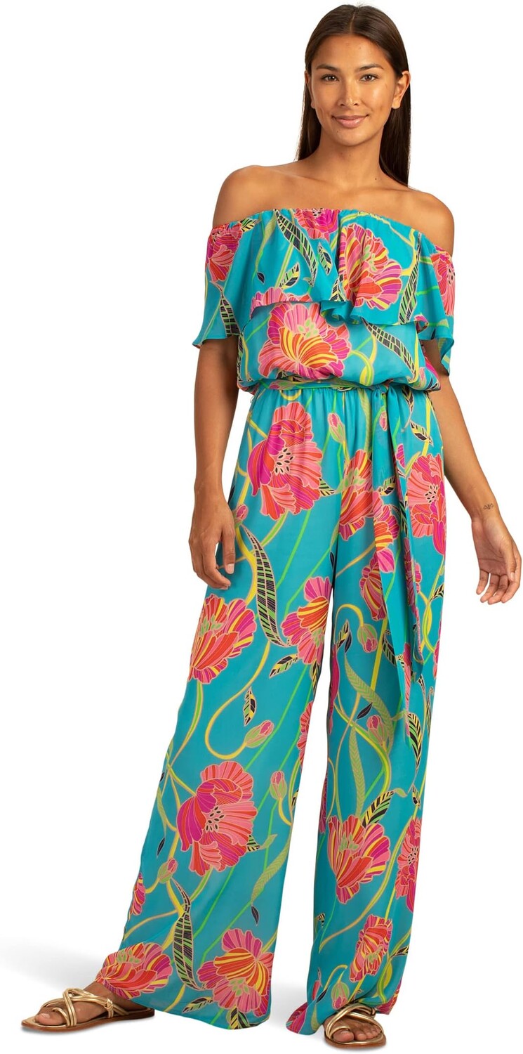 

Комбинезон Trina Turk Feverish Jumpsuit, цвет Atmosphere Multi
