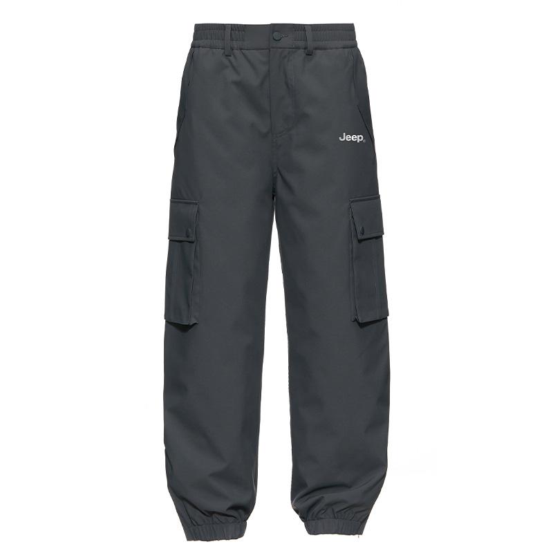 

Повседневные брюки Unisex Moderate Straight Fit Jeep, stone серый-down pants