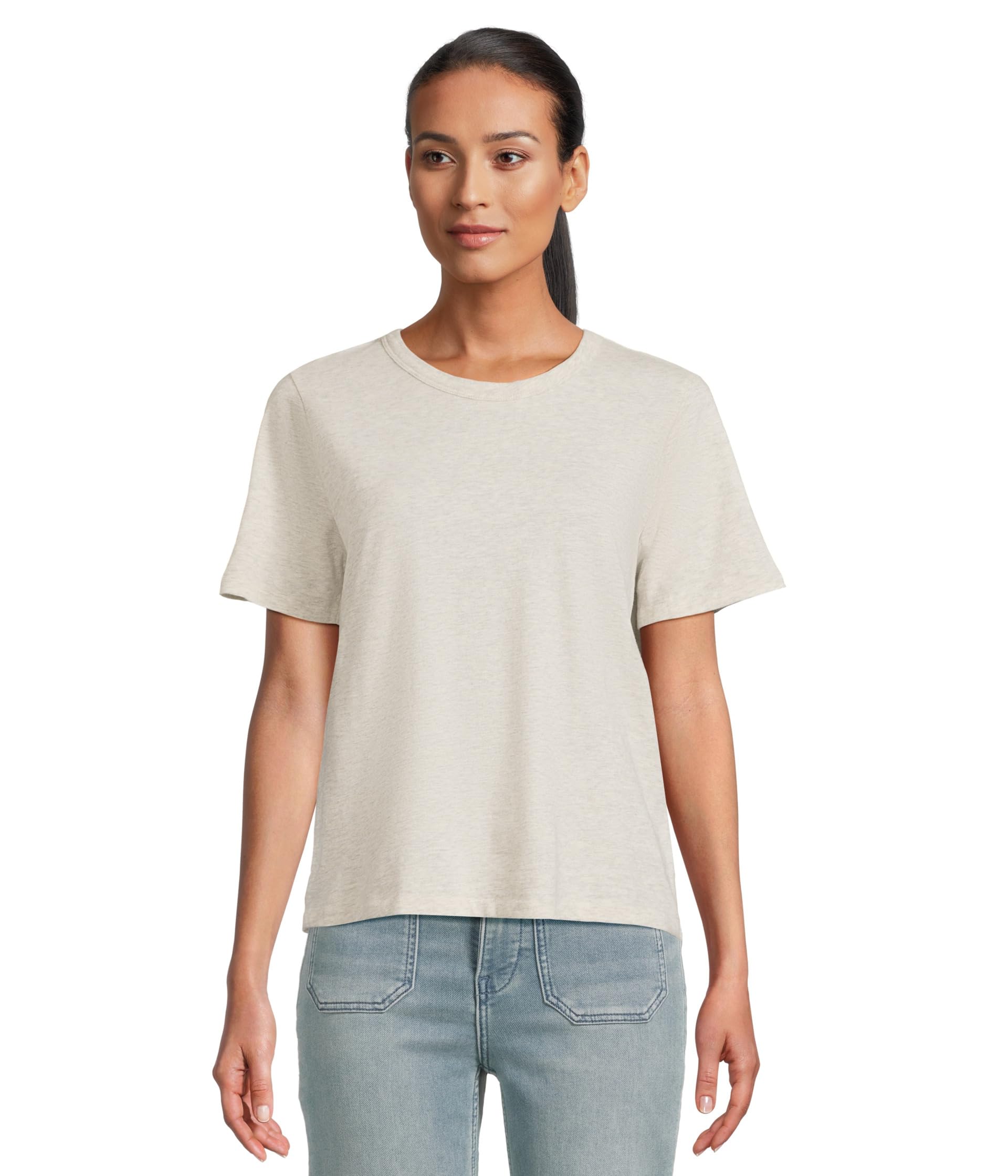 

Футболка Faherty Sunwashed Essential Tee, цвет Island Dune Heather