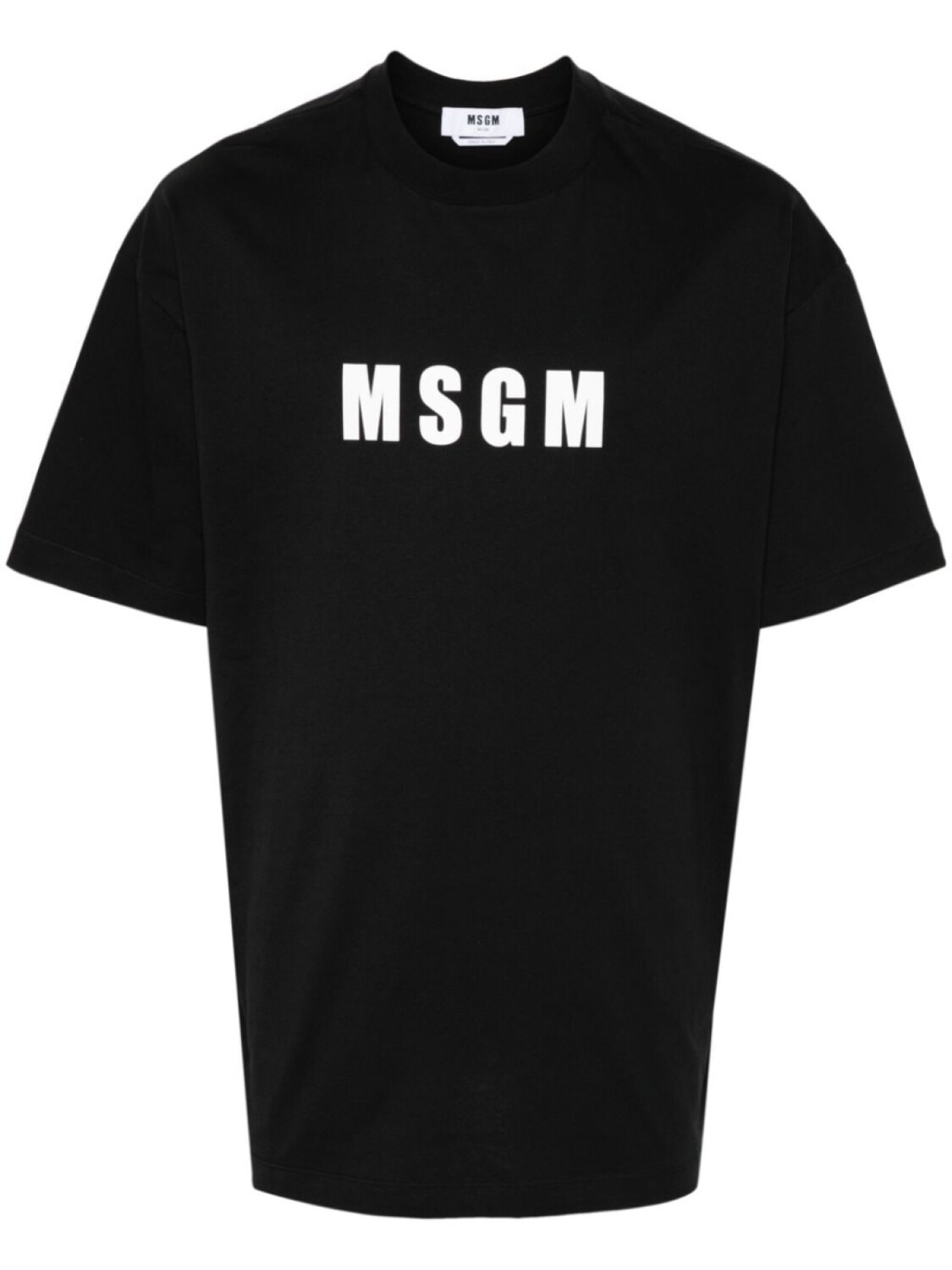 

MSGM футболка из хлопка с логотипом, черный