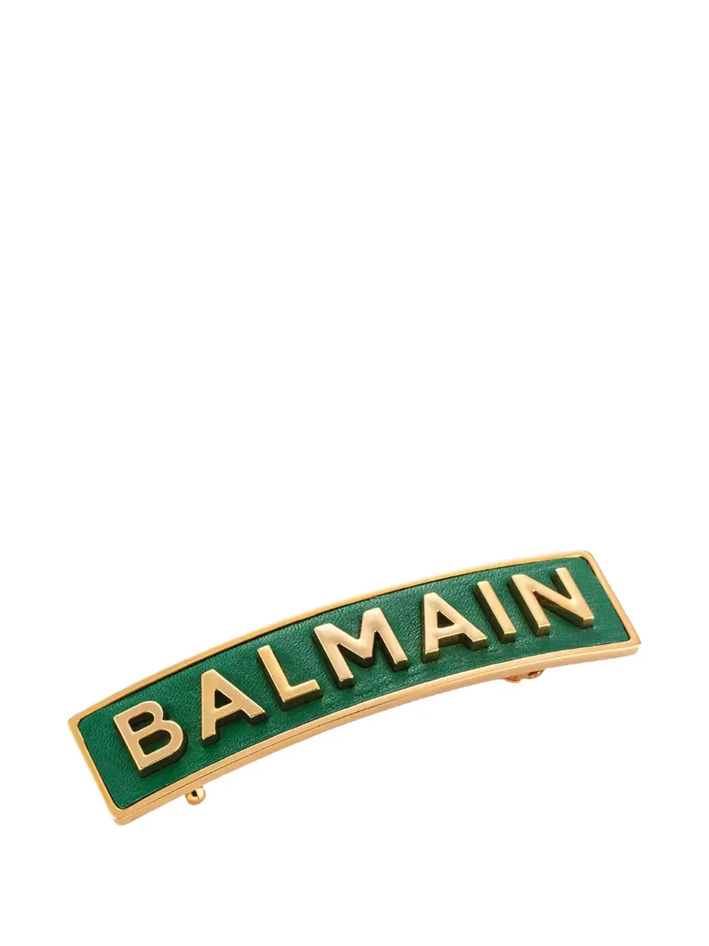 

Заколка с логотипом Balmain Hair Couture, зеленый