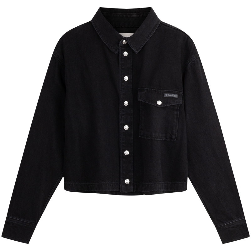 

Футболка CALVIN KLEIN женская джинсовая черная, 1BY-Denim Black