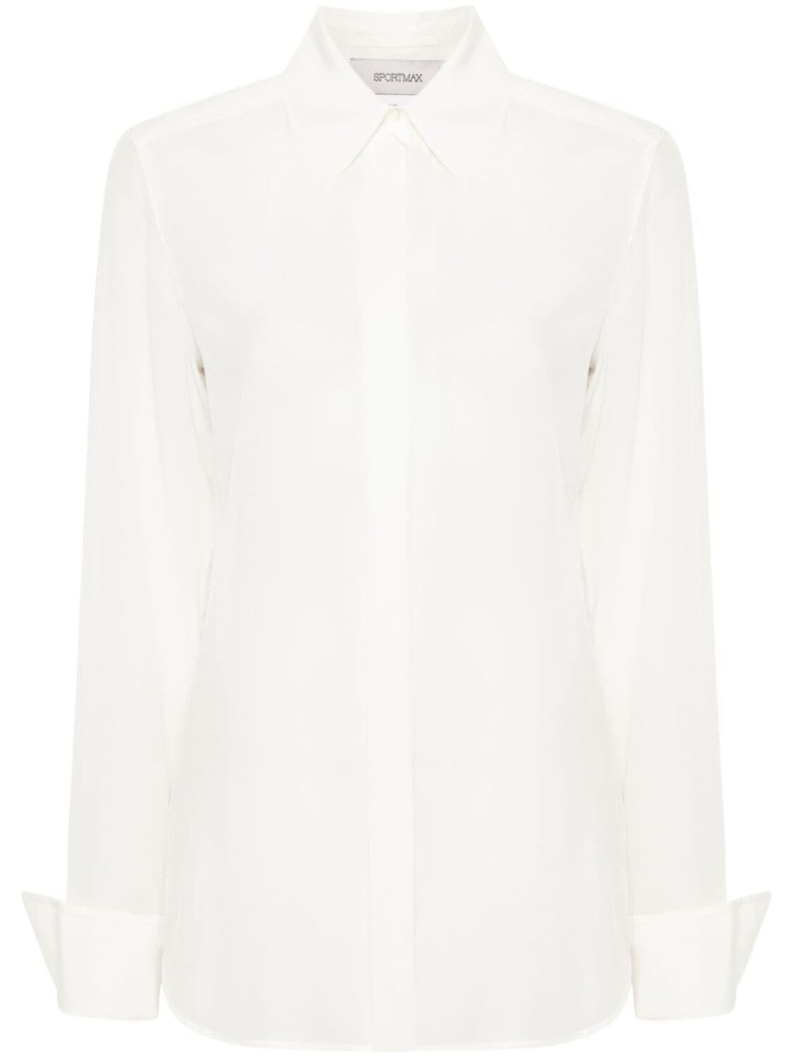 

Sportmax шелковая рубашка, белый