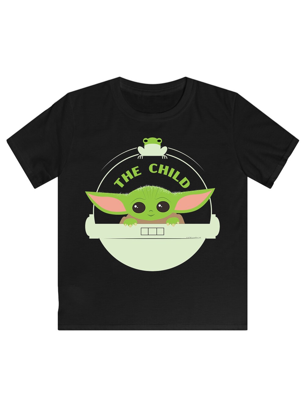 

Футболка F4Nt4Stic Star Wars The Mandalorian Baby Yoda Frosch, черный