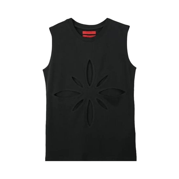

Топ KUSIKOHC Origami Cut Out Sleeveless Top Black, черный