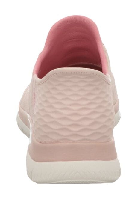 Женские слипоны Summit Dazzling Haze с амортизацией, которые можно стирать в машине SKECHERS, цвет Rose Mesh Pink — фото 4