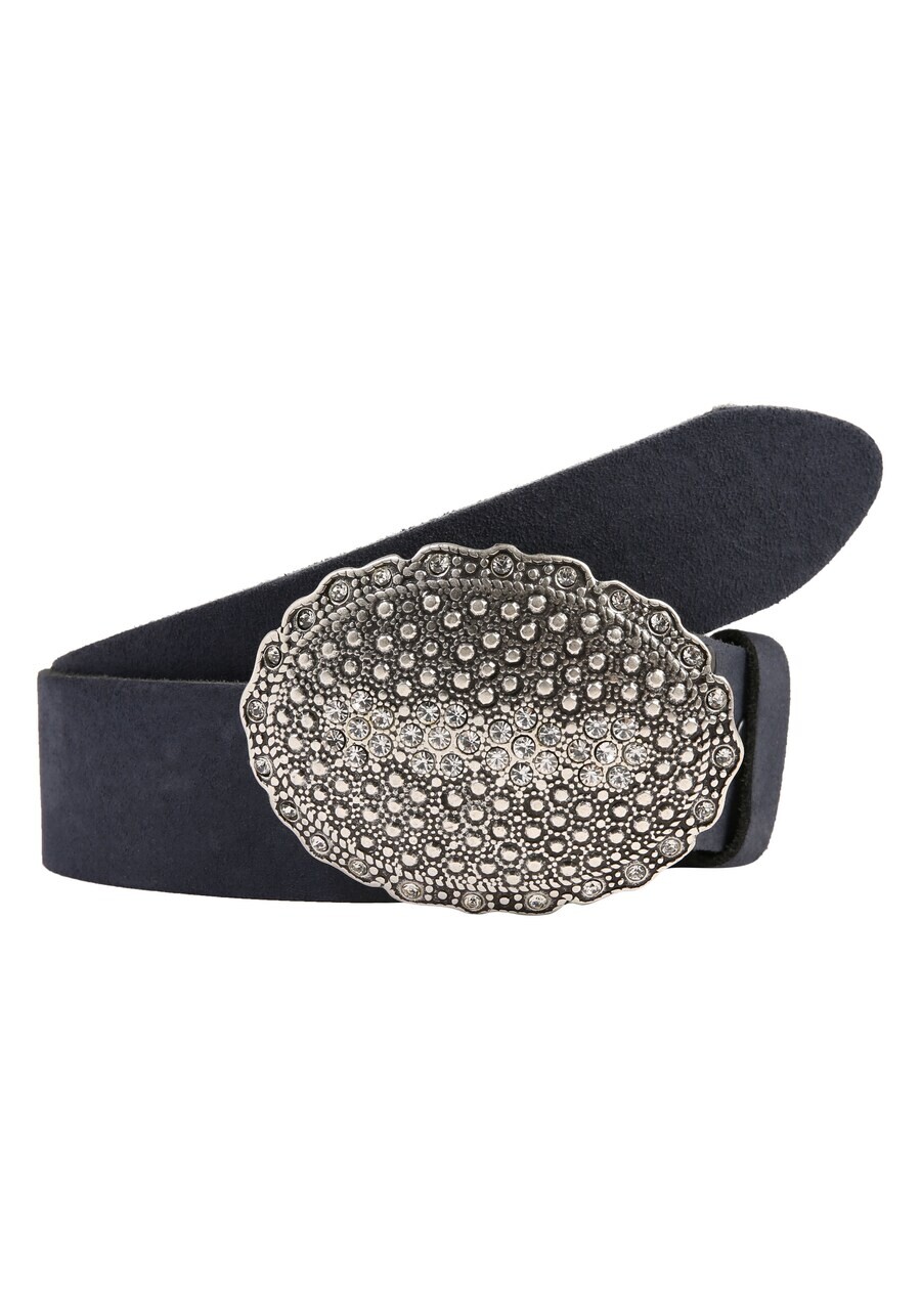 

Кожаный ремень RETTUNGSRING by showroom 019° Belt, темно-синий