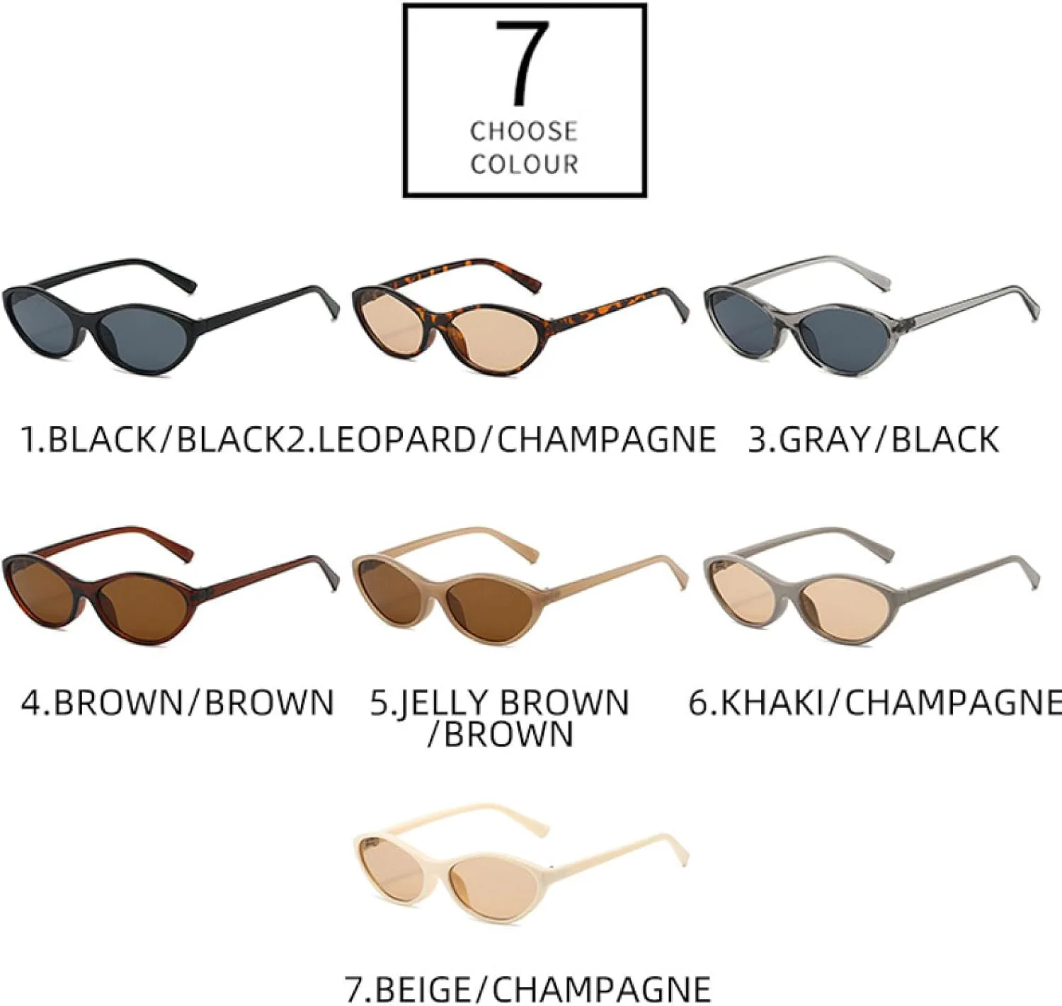 

Солнцезащитные очки с защитой от УФ-излучения UV400 для женщин и мужчин | Очки «кошачий глаз» | для занятий спортом на открытом воздухе DSVIGF, Jelly Tea Tea