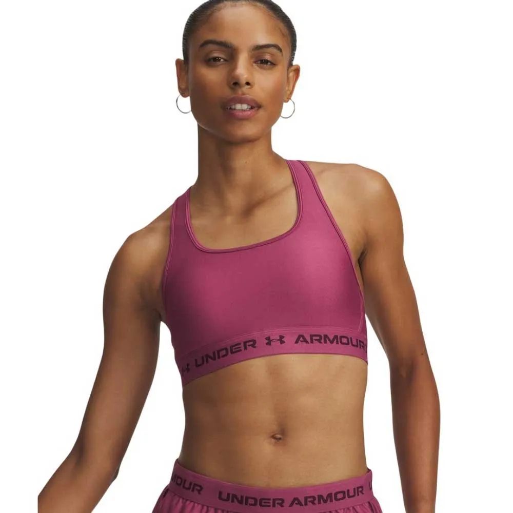 

Спортивный бюстгальтер Under Armour Mid Crossback sports bra, розовый