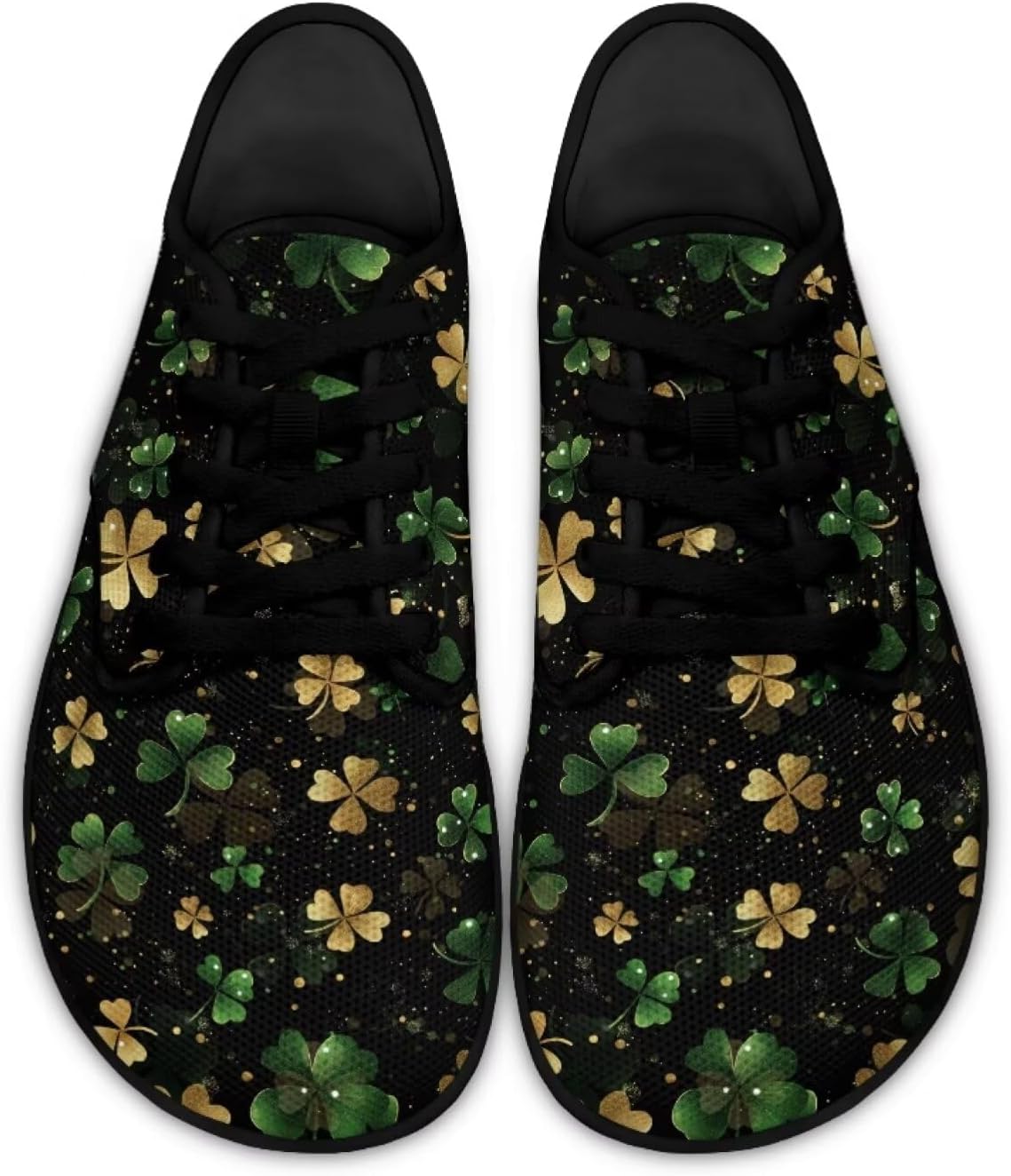 

Кеды Binienty на шнуровке для ходьбы, зеленый/золотой