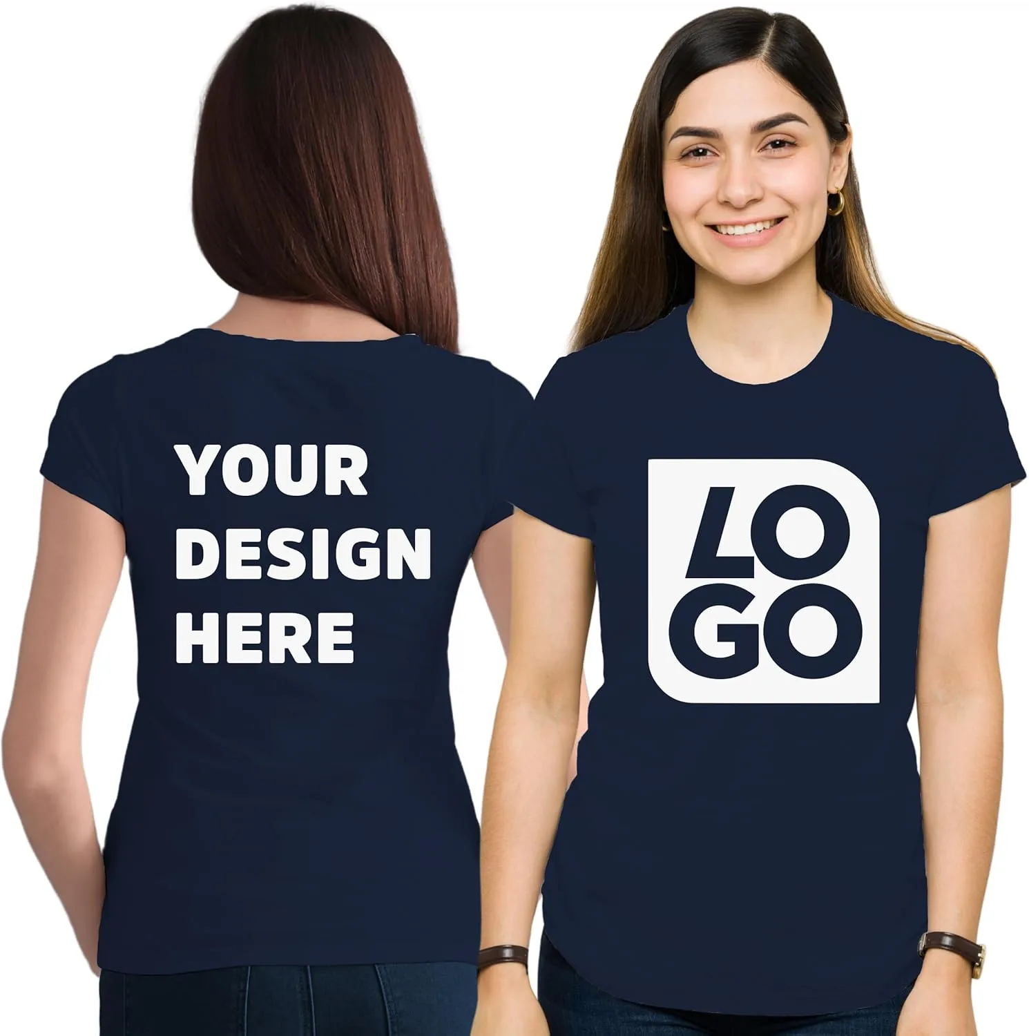 

Легкая футболка Cotton-Poly Jersey 4 oz с одноцветным принтом для команд и мероприятий USMG